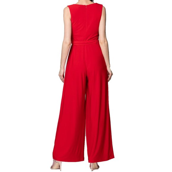 Joseph Ribkoff  Red Jumpsuit - Picture 2 of 4